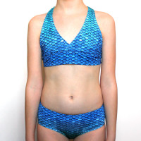 Meerjungfrau Bikini Blue Lagoon L