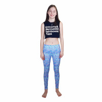 Meerjungfrau Leggings Aurora Borealis