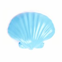 Muschelhälfte blau