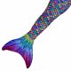 Mermaid Tail Hawaiian Rainbow