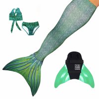 Meerjungfrauenflosse Sirene Green L mit Monoflosse...