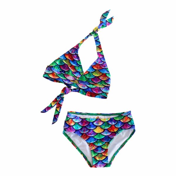 Meerjungfrau Bikini Hawaiian Rainbow M